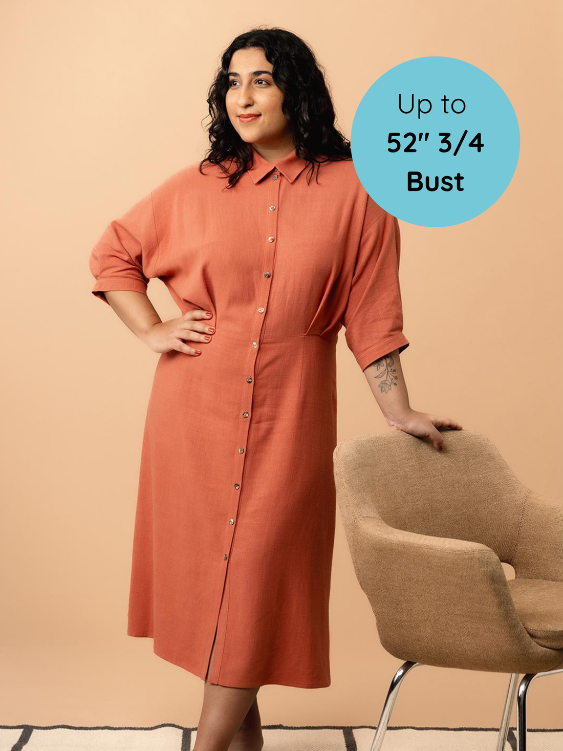 Silmu Shirt Dress - PDF Sewing Pattern