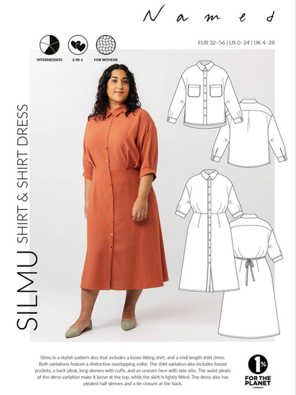 Silmu Shirt Dress - PDF Sewing Pattern