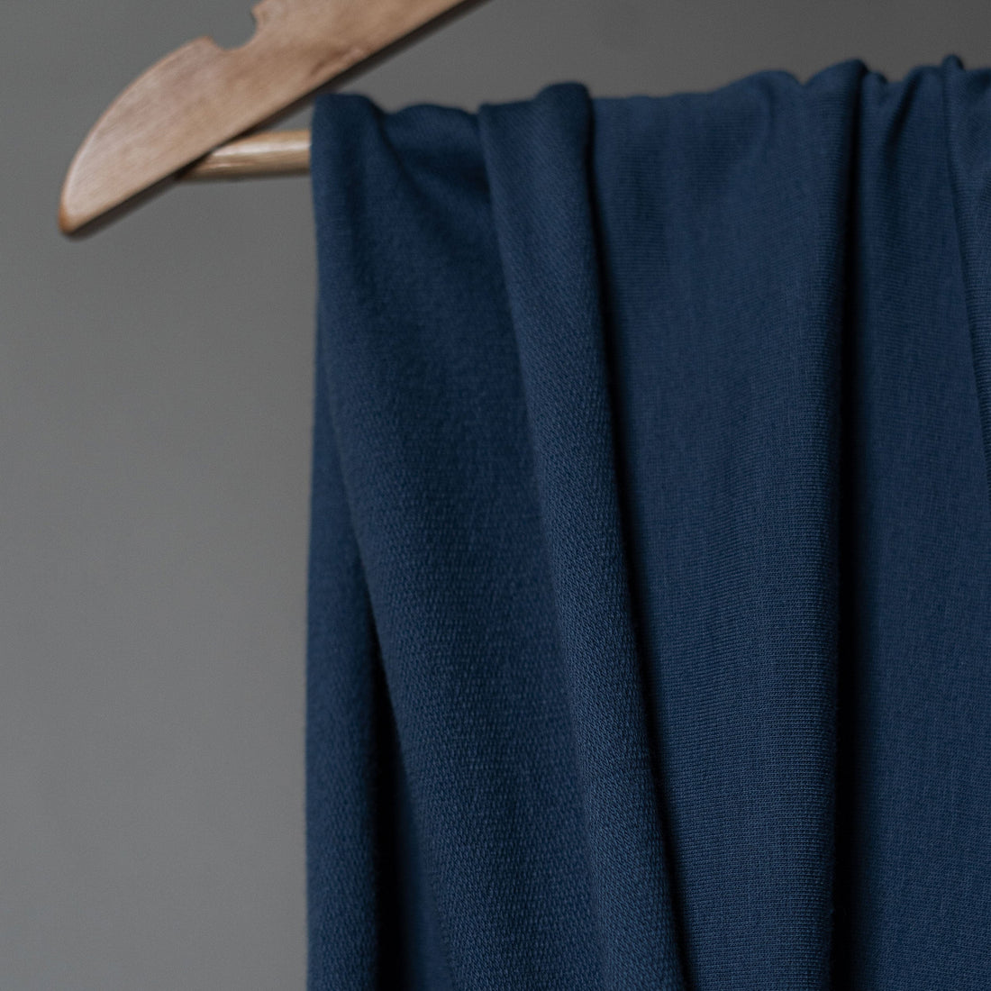 French Terry - Slate Blue Fabric