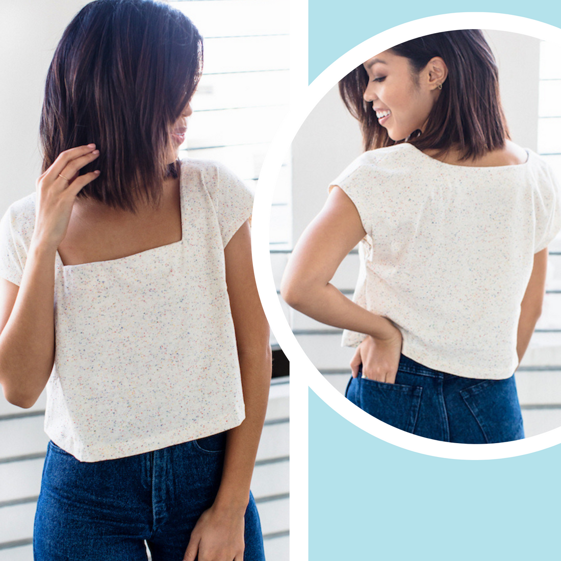 The Square Neck Top - Paper Sewing Pattern