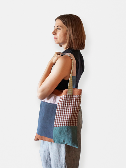 Stash Pocket Tote - PDF Sewing Pattern