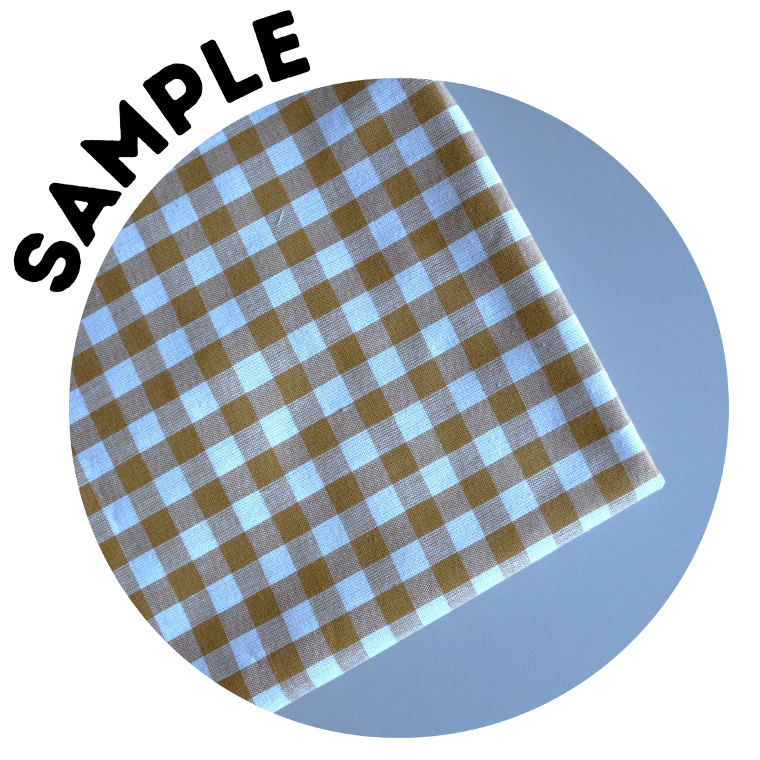 Sunshine Gingham - Small Check -  Fabric Sample