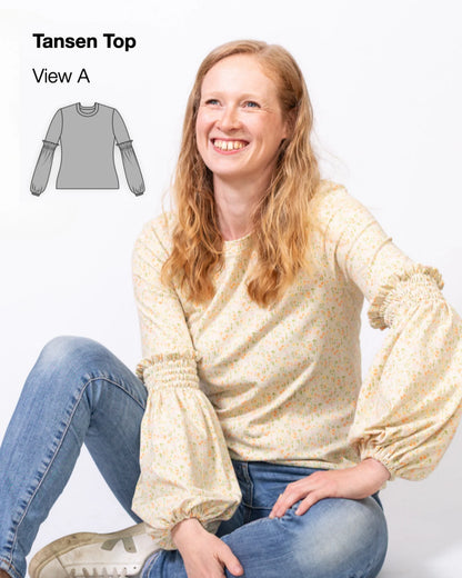 Tansen Top, Sewing Pattern from IzzoSew Studio (PDF)