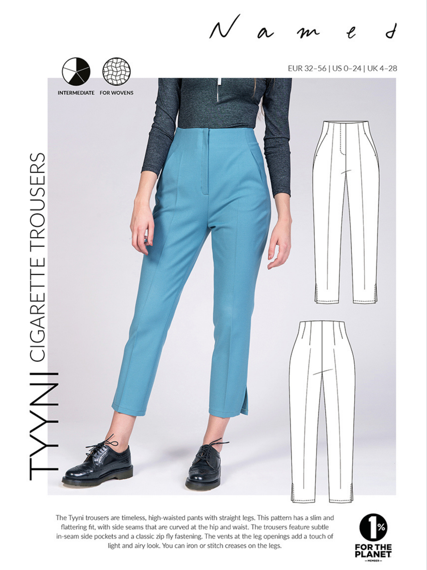 Tyyni Trousers - PDF Sewing Pattern