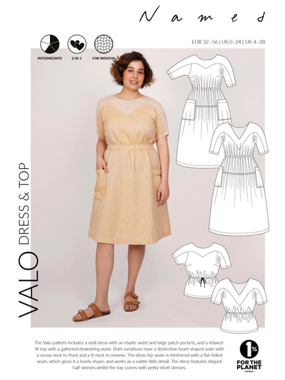 Valo Dress &amp; Top - PDF Sewing Pattern