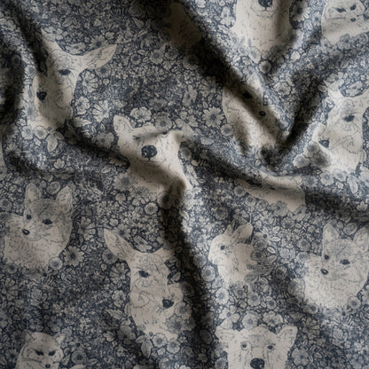 Wandering with Bear - Brushed Flannel Cotton Fabric