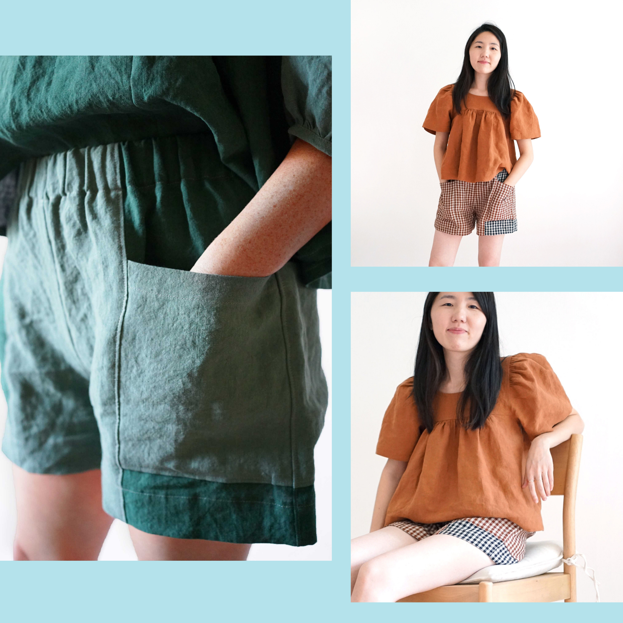 Weekender Chore Shorts - PDF Sewing Pattern