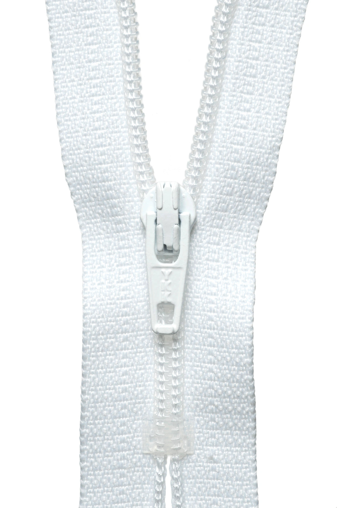 20CM YKK Dress and Skirt Zip, White