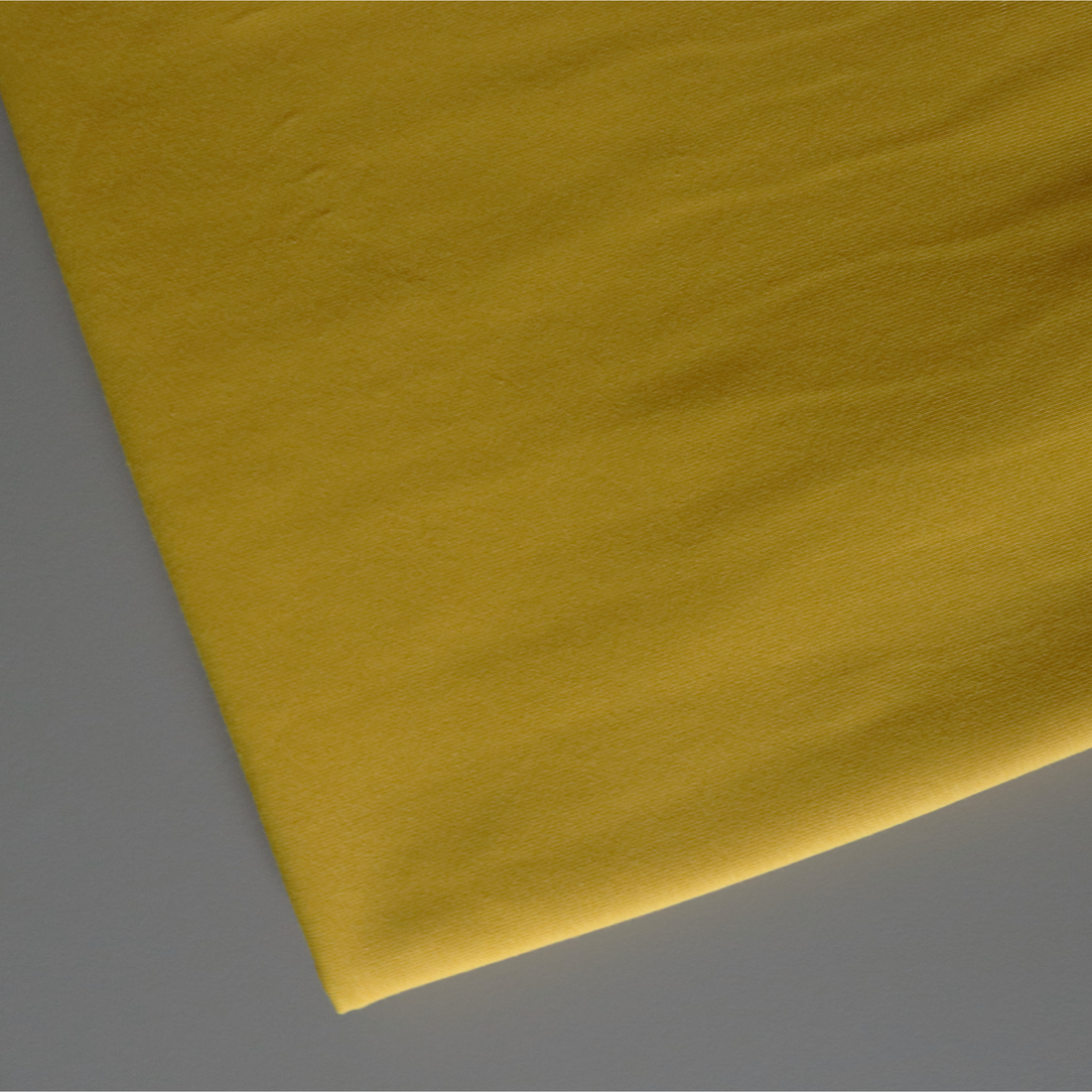 86cm REMNANT - Cotton Jersey - Yellow [Reclaimed] Fabric