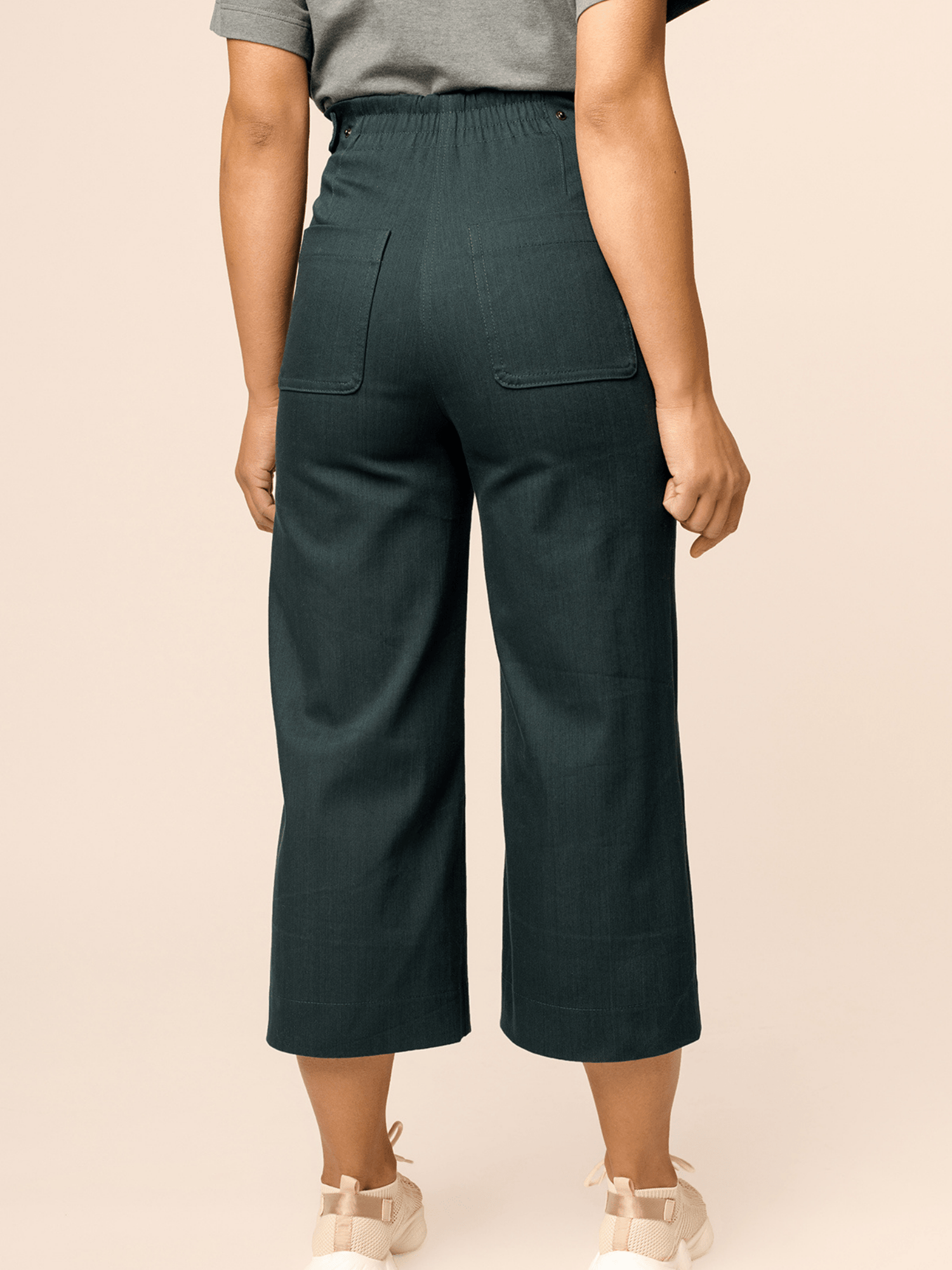 Aina Trousers &amp; Culottes - PDF Sewing Pattern - sewecofabrics