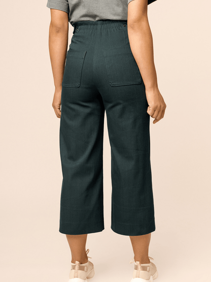 Aina Trousers &amp; Culottes - PDF Sewing Pattern - sewecofabrics