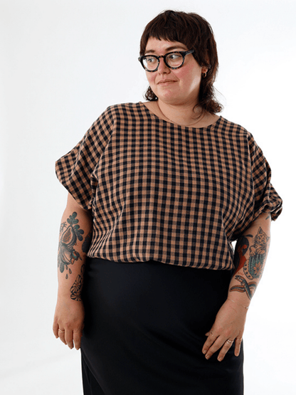 Aria Top - Paper Sewing Pattern - sewecofabrics