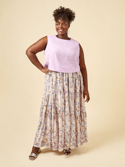Azure Dress &amp; Skirt - Paper Sewing Pattern - sewecofabrics