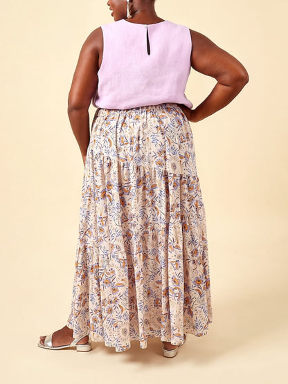 Azure Dress &amp; Skirt - Paper Sewing Pattern - sewecofabrics
