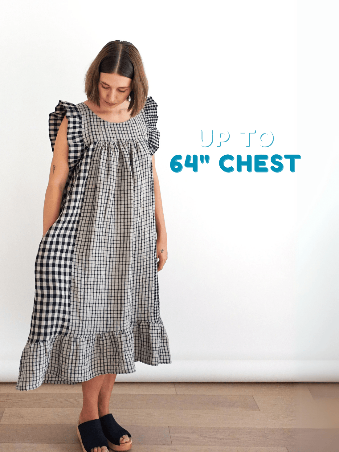 Champagne Field Dress - PDF Sewing Pattern - sewecofabrics