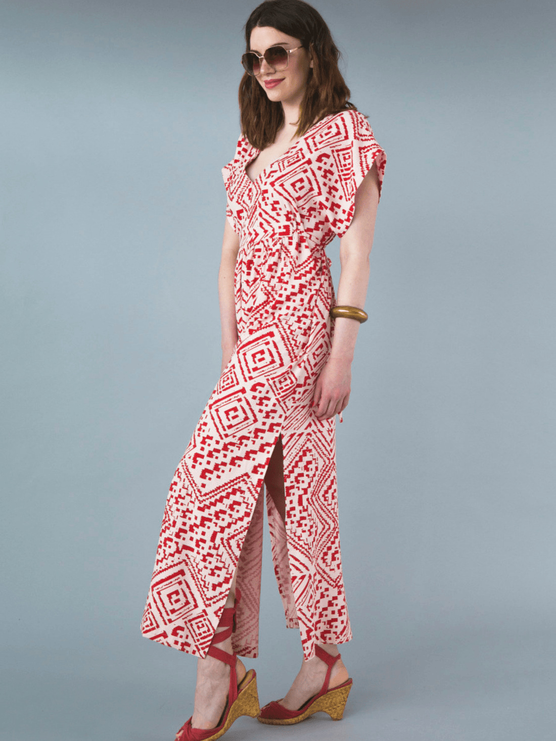 Charlie Caftan - Paper Sewing Pattern - sewecofabrics