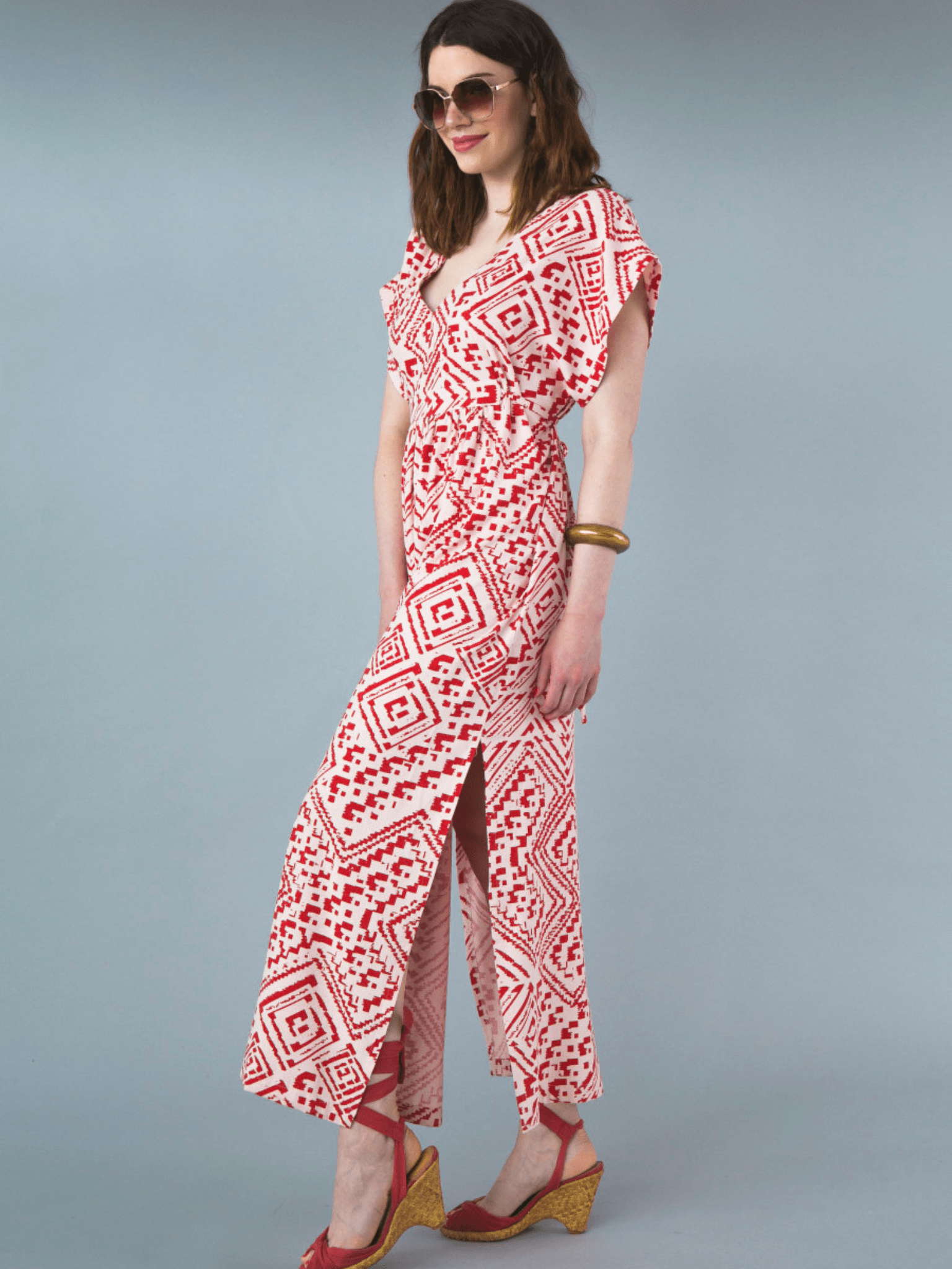 Charlie Caftan - Paper Sewing Pattern - sewecofabrics