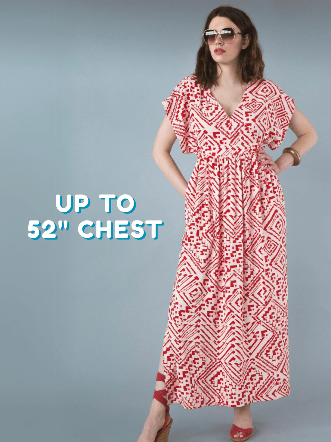 Charlie Caftan - Paper Sewing Pattern - sewecofabrics