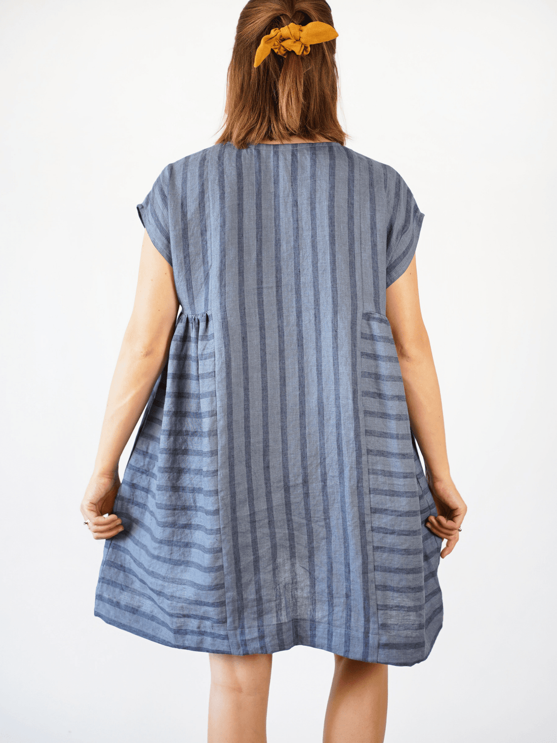 Collage Gather Dress - PDF Sewing Pattern - sewecofabrics