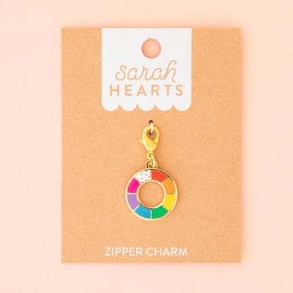 Colour Wheel Zipper Charm - sewecofabrics