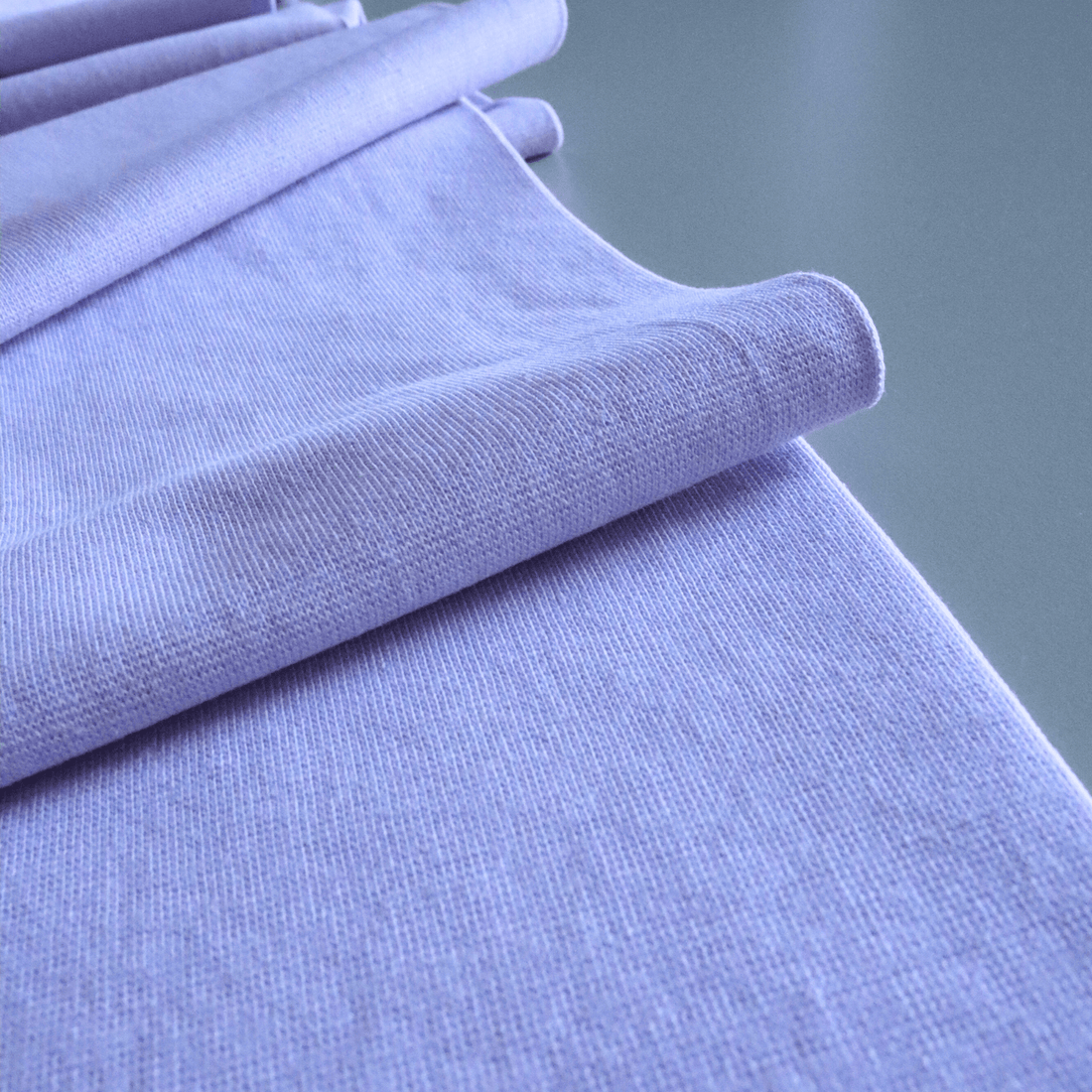 Cotton Ribbing 2x2 - Lilac - sewecofabrics