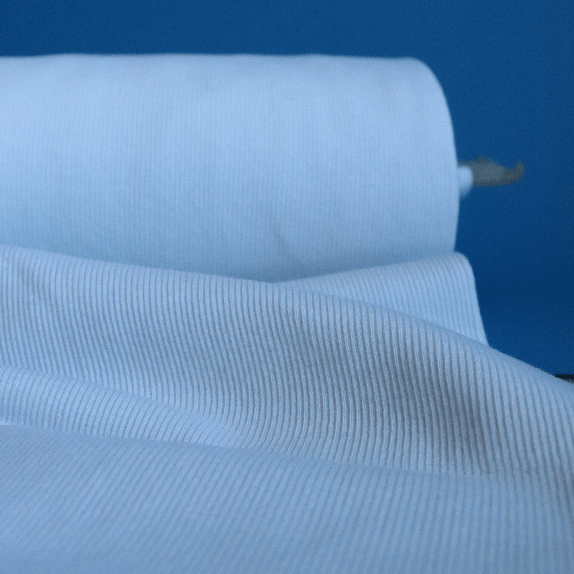 Cotton Ribbing 2x2 - White - sewecofabrics