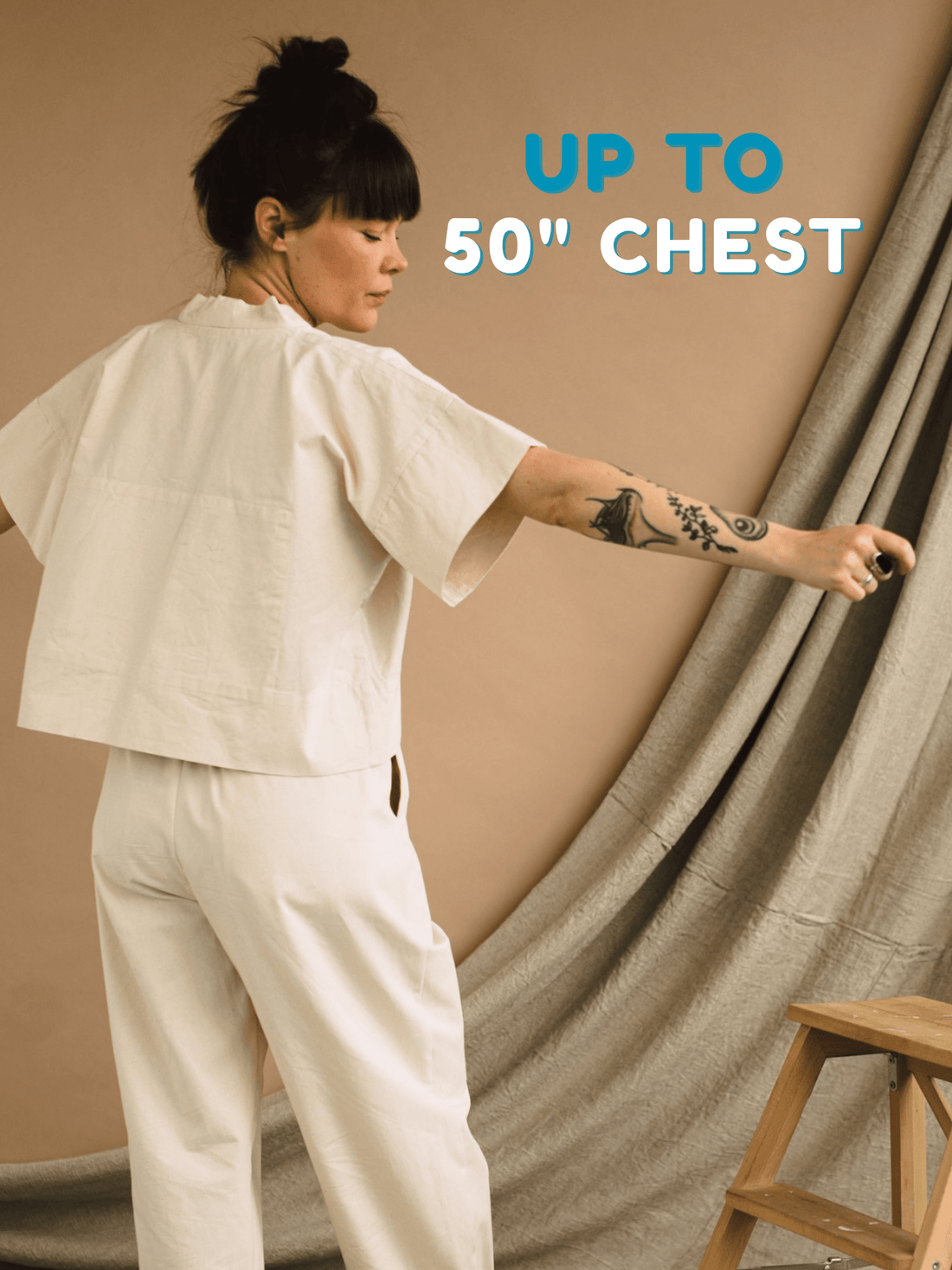 Cropped Shirt - Zero Waste - PDF Sewing Pattern - sewecofabrics