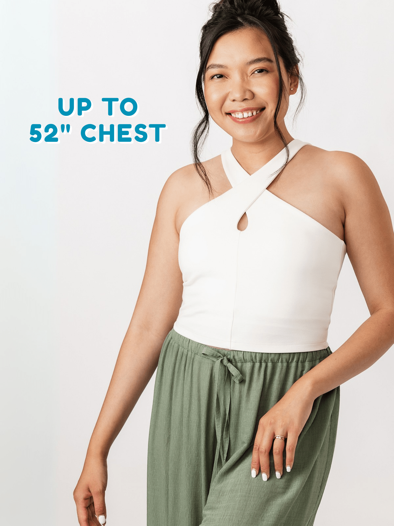 Cross Neck Tank Top - PDF Sewing Pattern - sewecofabrics