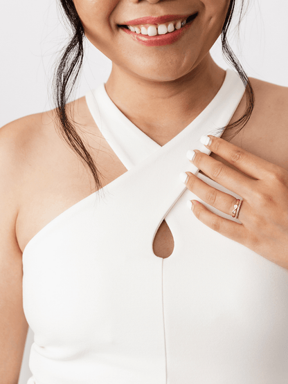 Cross Neck Tank Top - PDF Sewing Pattern - sewecofabrics