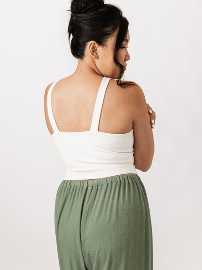 Cross Neck Tank Top - PDF Sewing Pattern - sewecofabrics