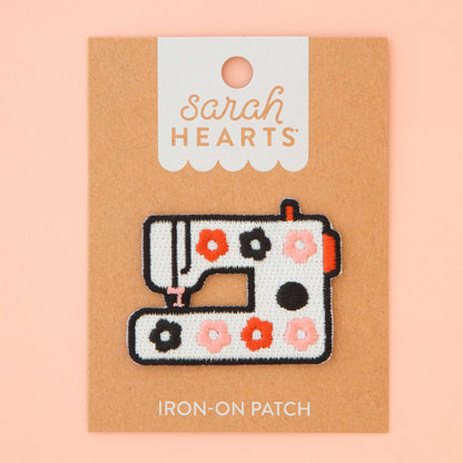 Daisy Sewing Machine - Iron - On Patch - sewecofabrics
