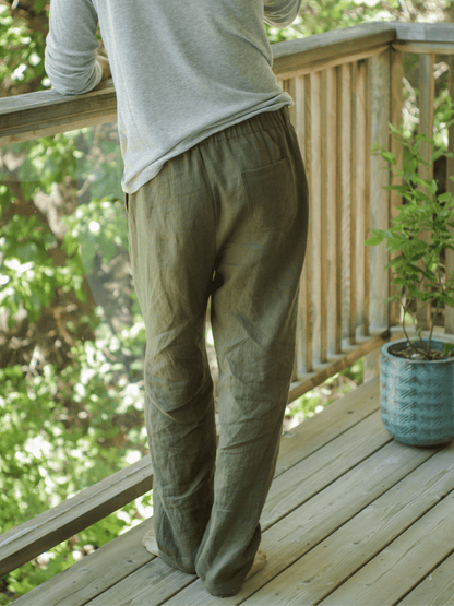 Eastwood Pajama Bottoms - Paper Sewing Pattern - sewecofabrics