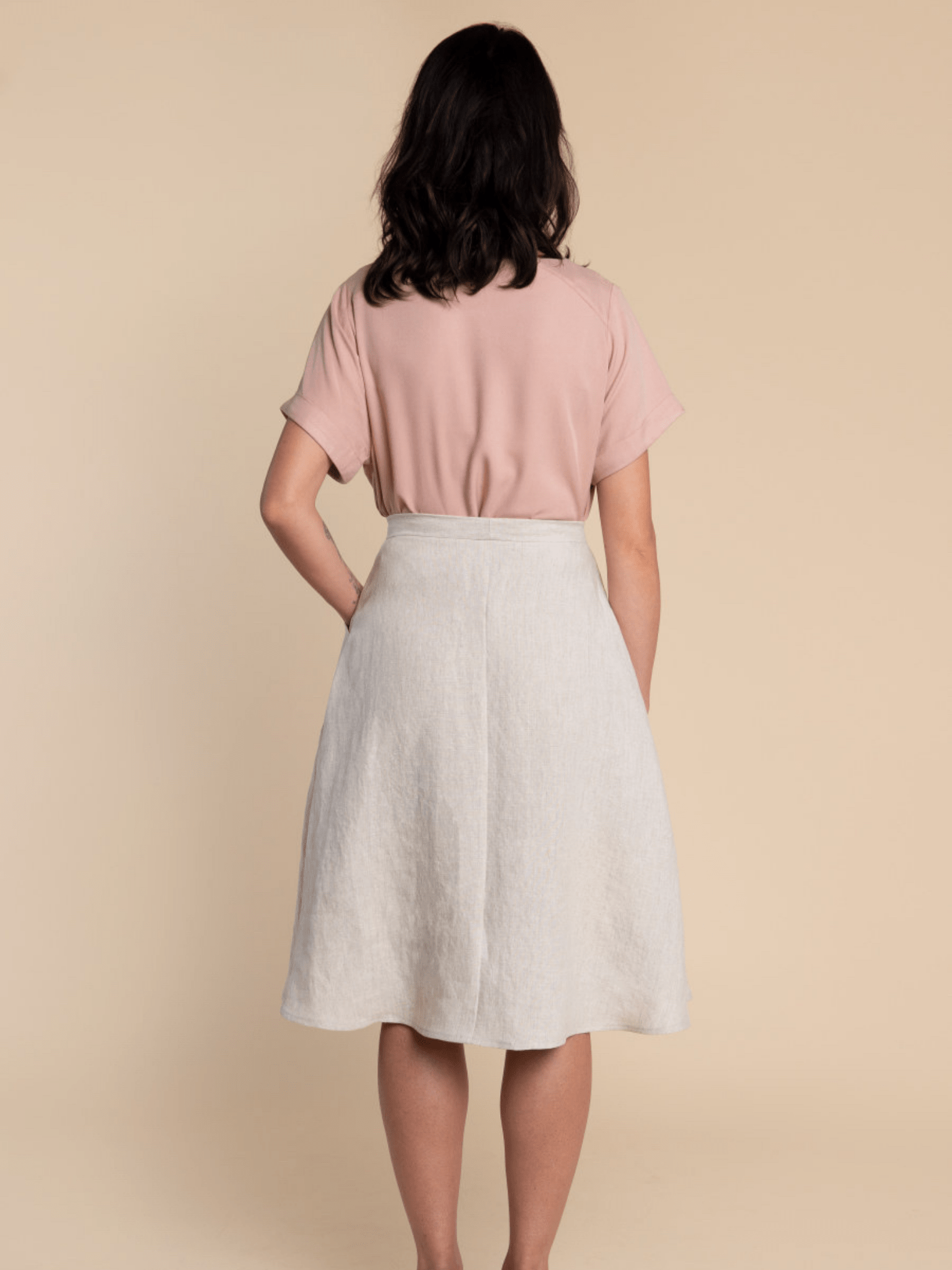 Fiore Skirt - Paper Sewing Pattern - sewecofabrics