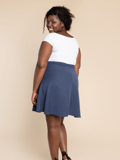 Fiore Skirt - Paper Sewing Pattern - sewecofabrics