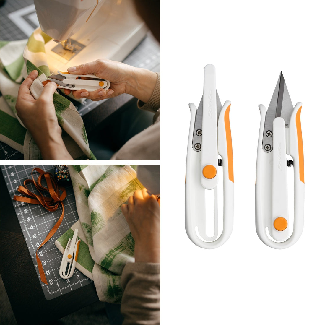 Fiskars: Thread Snips: Soft grip - sewecofabrics