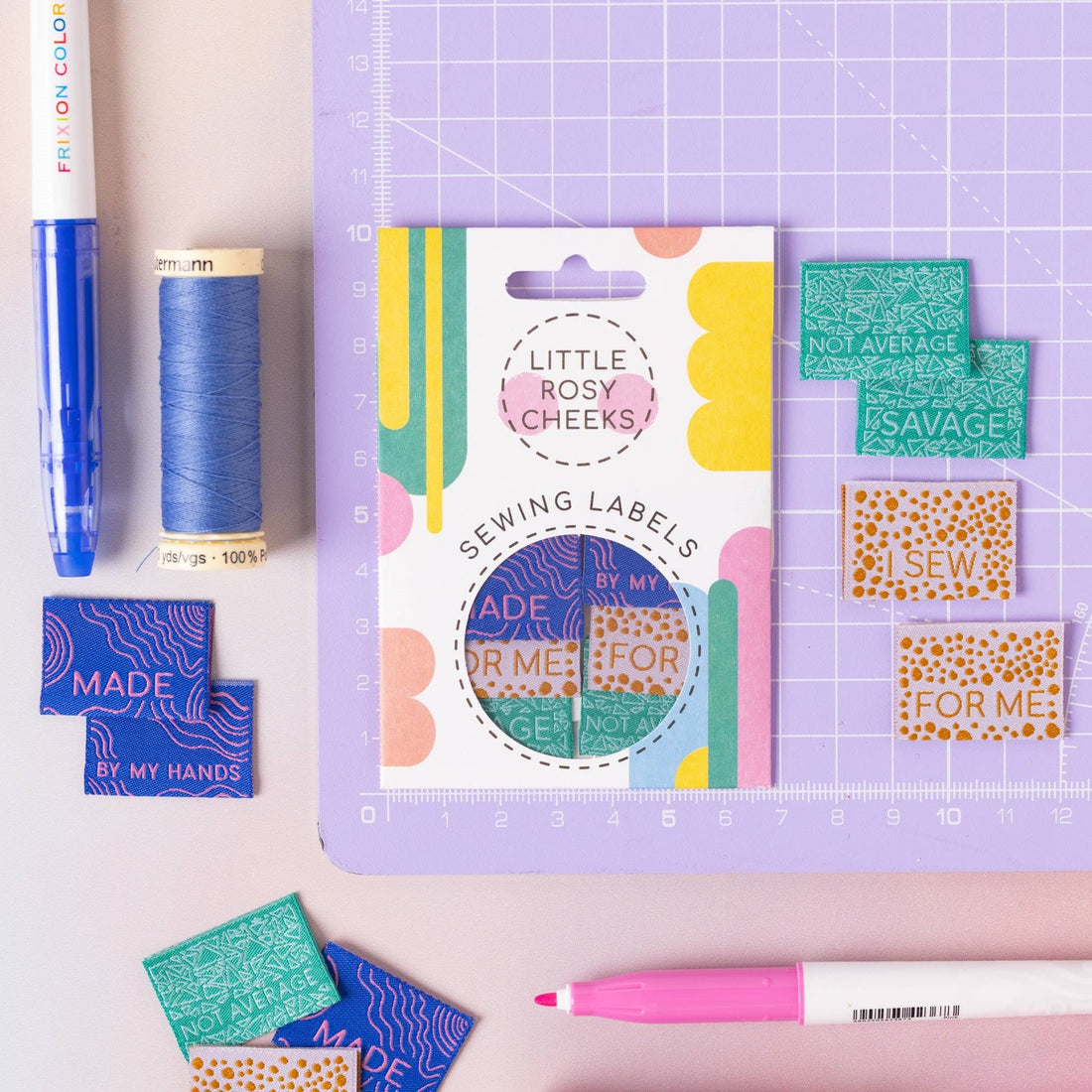 For Me Multipack - Little Rosy Cheeks - Sewing Labels - sewecofabrics