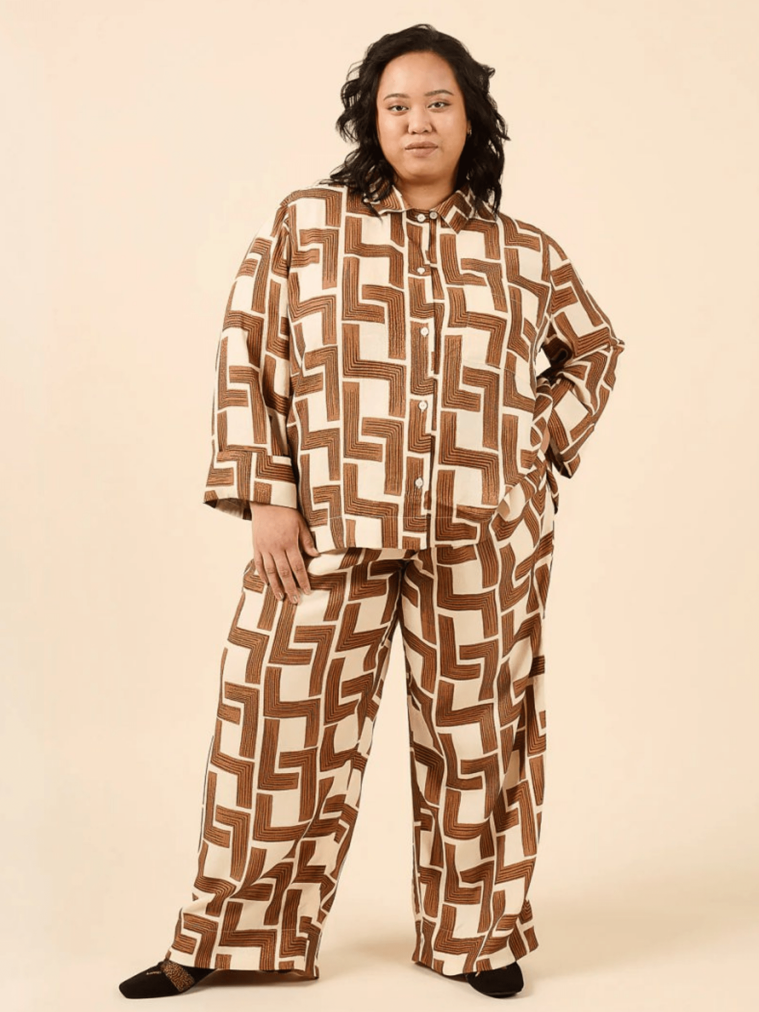 Fran Pyjamas - Paper Sewing Pattern - sewecofabrics