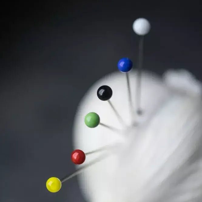Glass Headed Pins - sewecofabrics