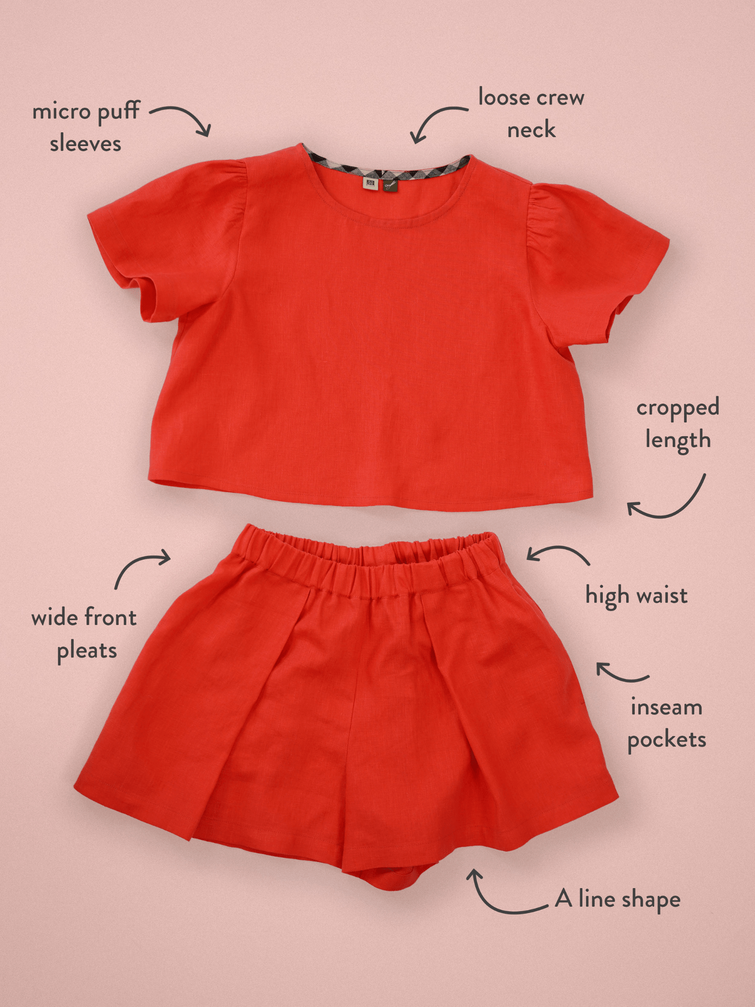 High Tide Set - PDF Sewing Pattern - sewecofabrics