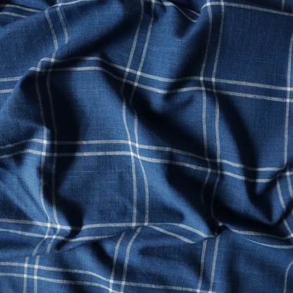 Ingrid Check Indian Organic Cotton - sewecofabrics