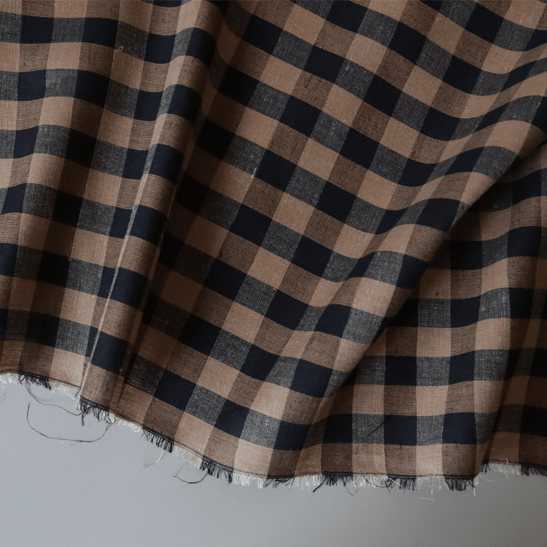 Irish Coffee - Oragnic Cotton Linen Fabric - sewecofabrics