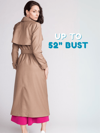 Isla Trench Coat - PDF Sewing Pattern - sewecofabrics