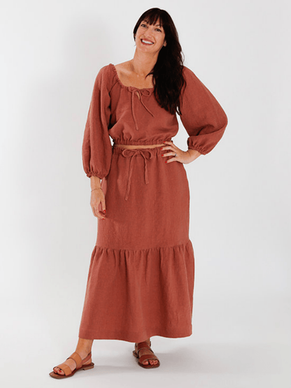Ivie Dress - Paper Sewing Pattern - sewecofabrics