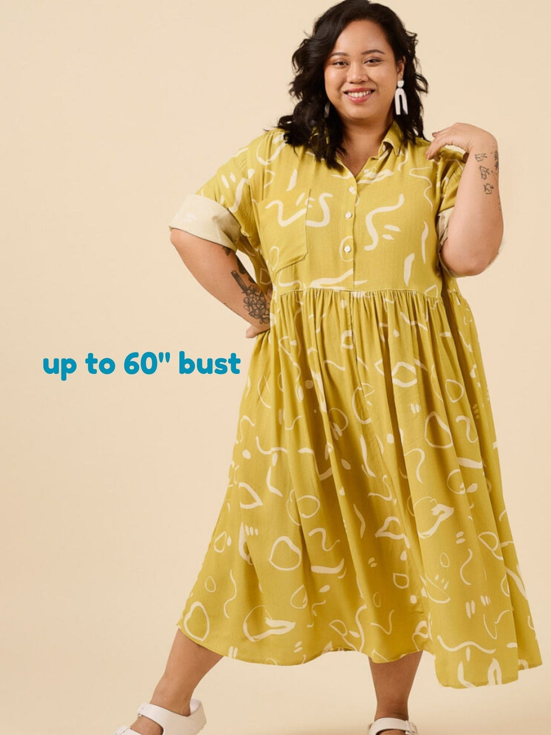 Jenna Button up Shirt and Dress - Paper Sewing Pattern - sewecofabrics