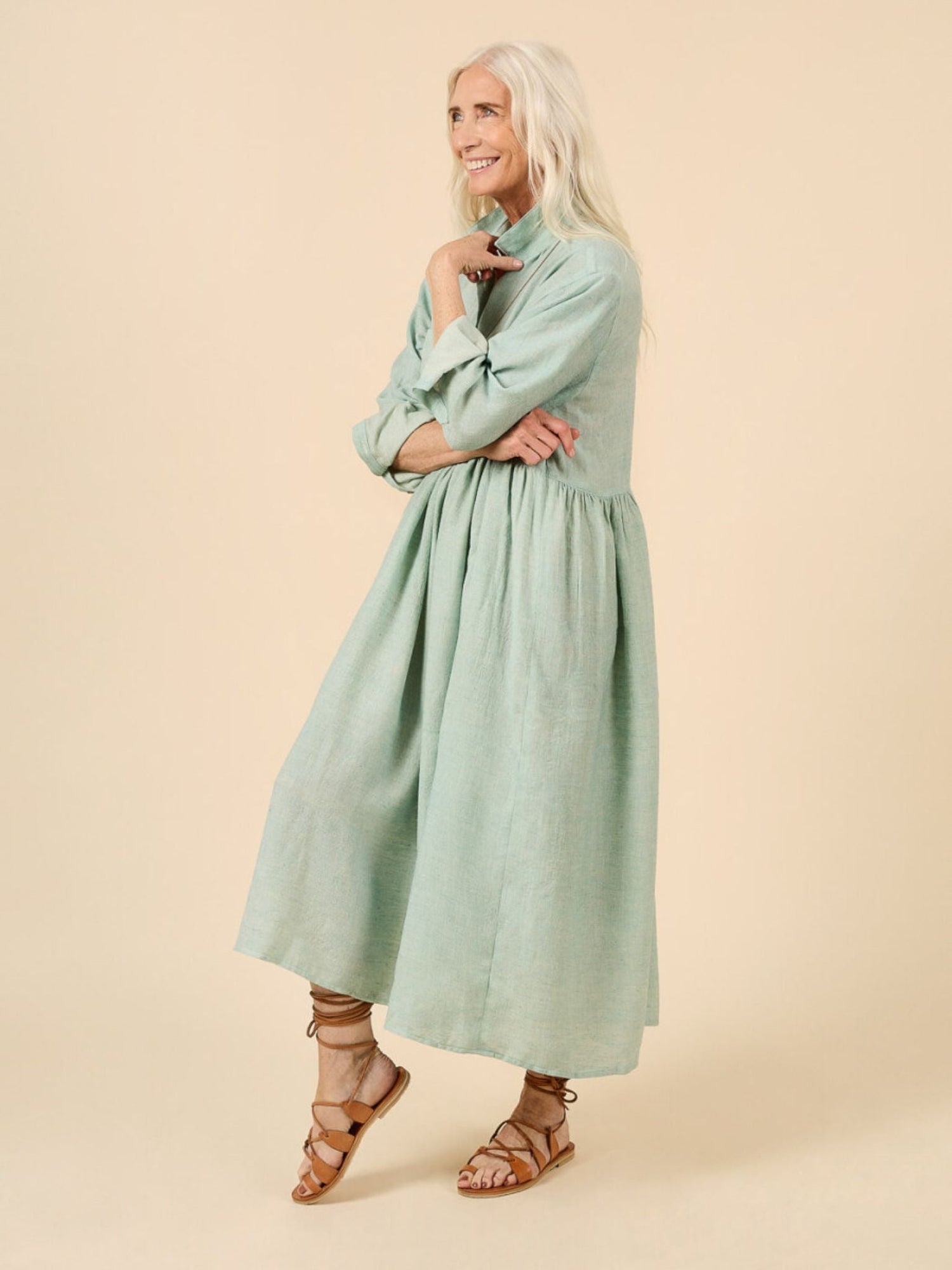 Jenna Button up Shirt and Dress - Paper Sewing Pattern - sewecofabrics