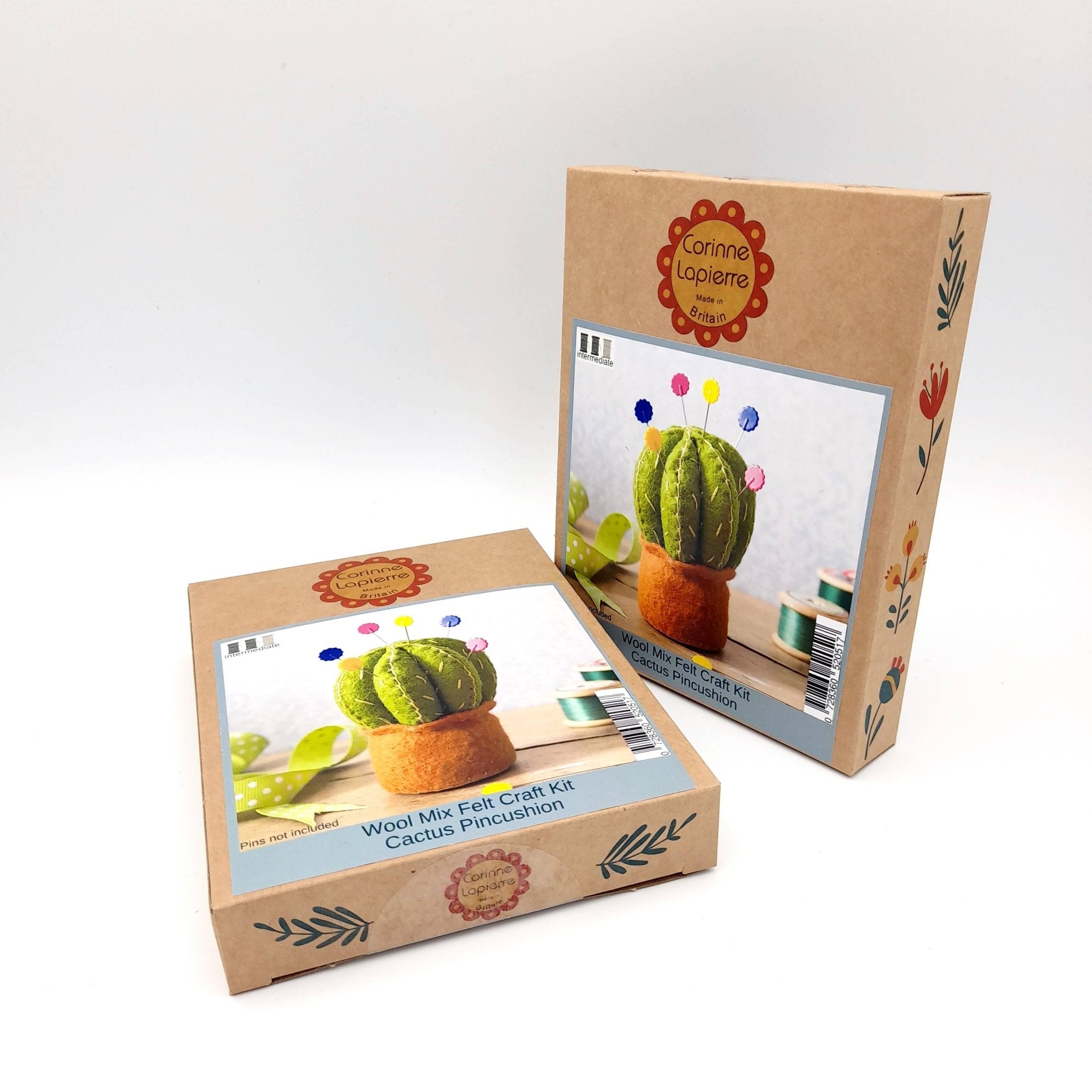KIT: Cactus Pin Cushion Felt Kit - sewecofabrics