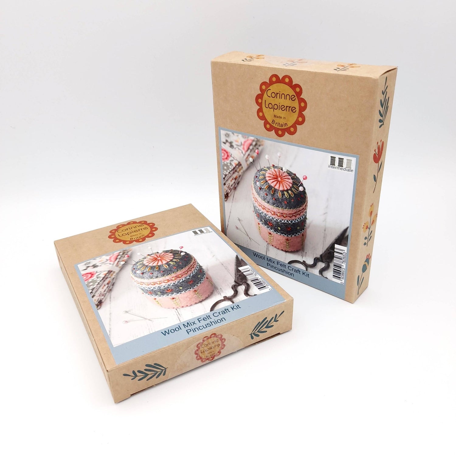 KIT: Pin Cushion - Felt Craft Mini Kit - sewecofabrics