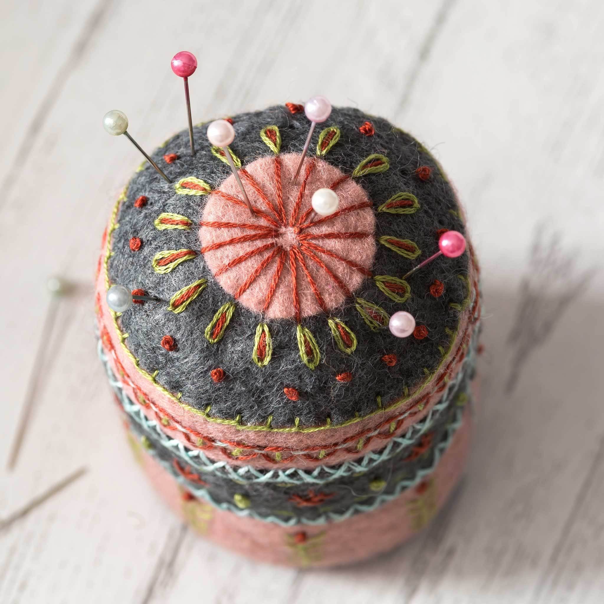 KIT: Pin Cushion - Felt Craft Mini Kit - sewecofabrics