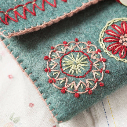 KIT: Sewing Pouch - Felt Craft Mini Kit - sewecofabrics