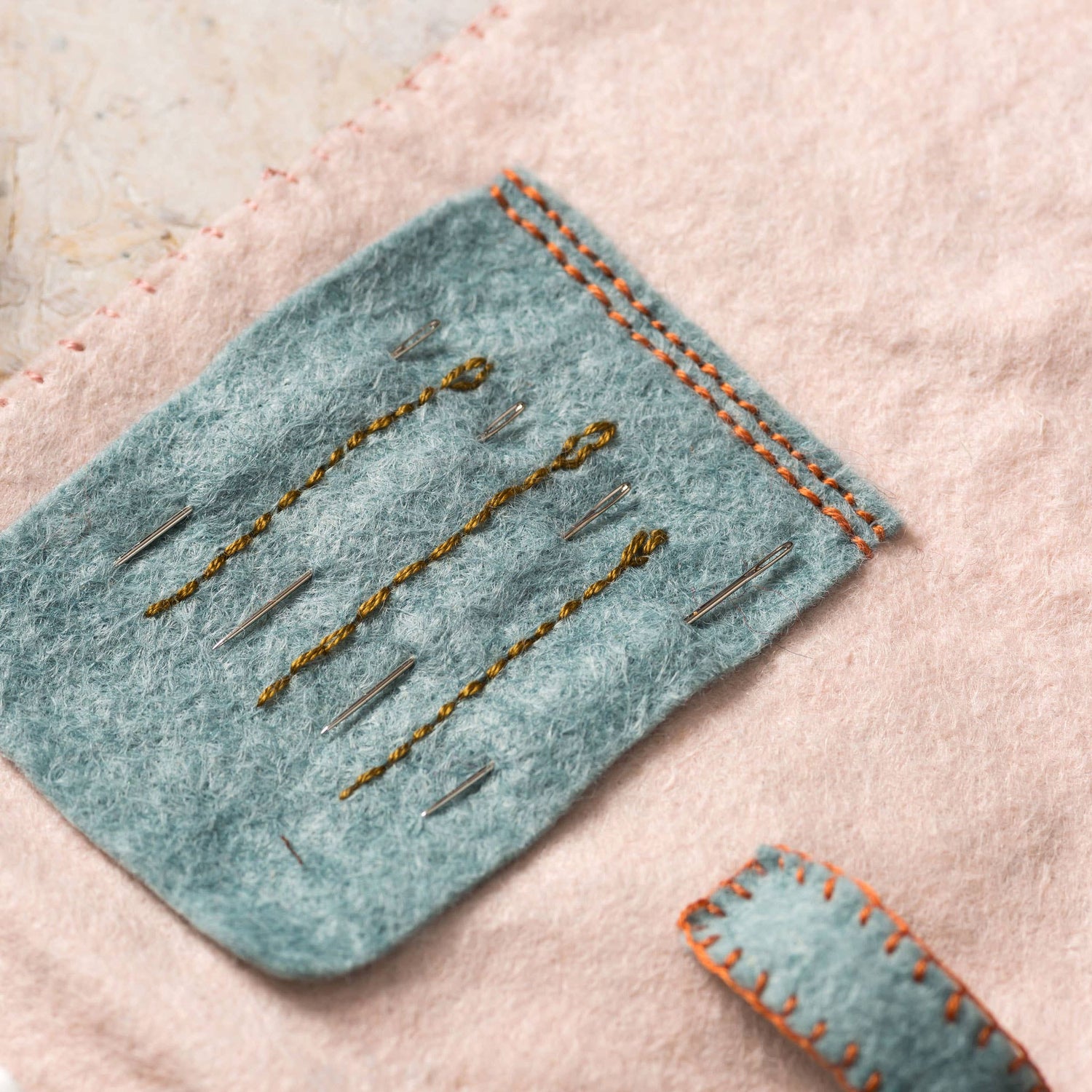 Kit: Sewing Roll - Felt Craft Mini Kit - sewecofabrics